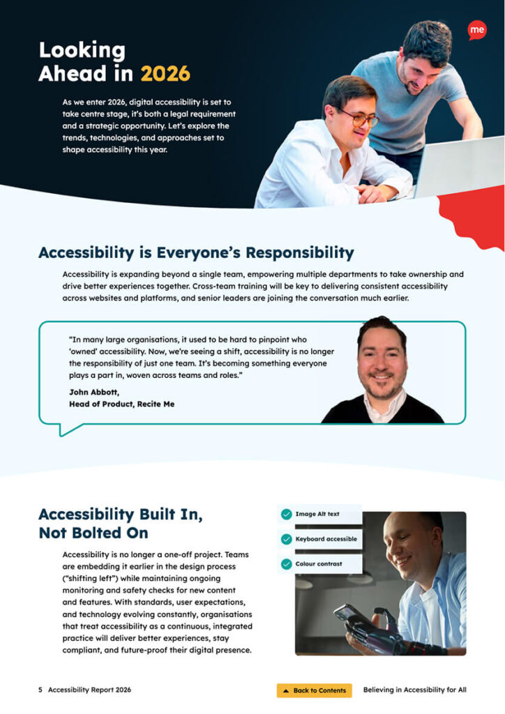 2026 Recite Me Accessibility Report Preview 3