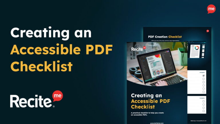 Creating an Accessible PDF Checklist Cover image
