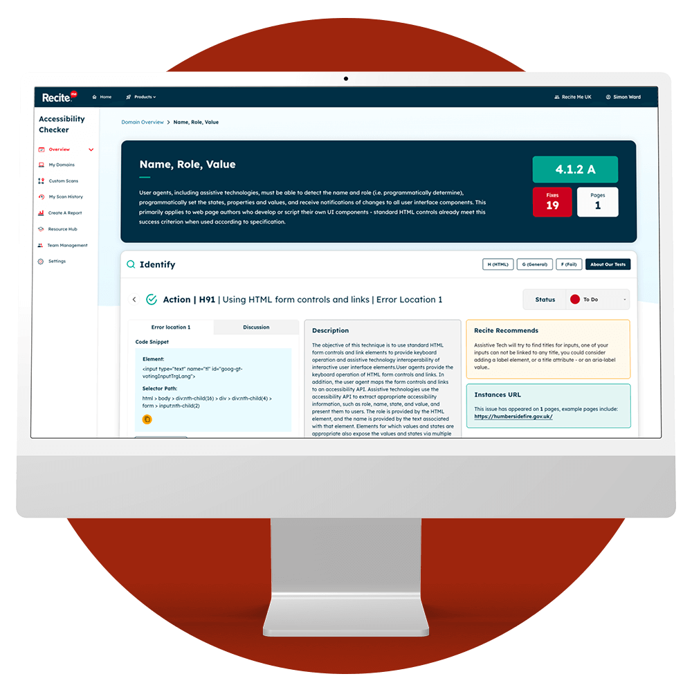 Humberside fire and rescue's checker fixes page