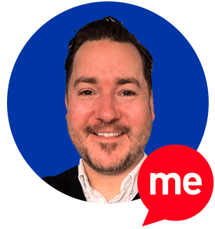 Headshot of John smiling and the Recite Me logo