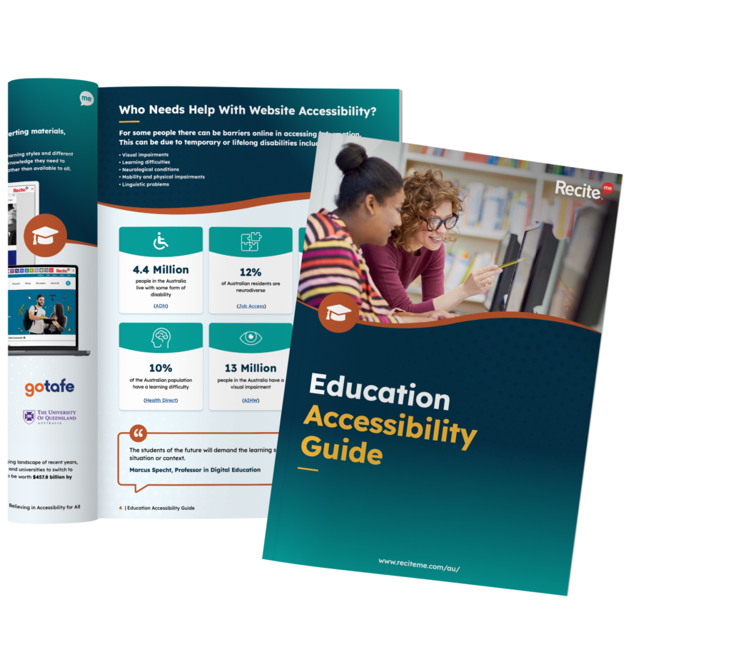 Mock-up of the Education Guide