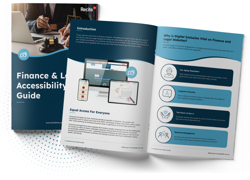 Finance and Law Sector Guide Mock Up