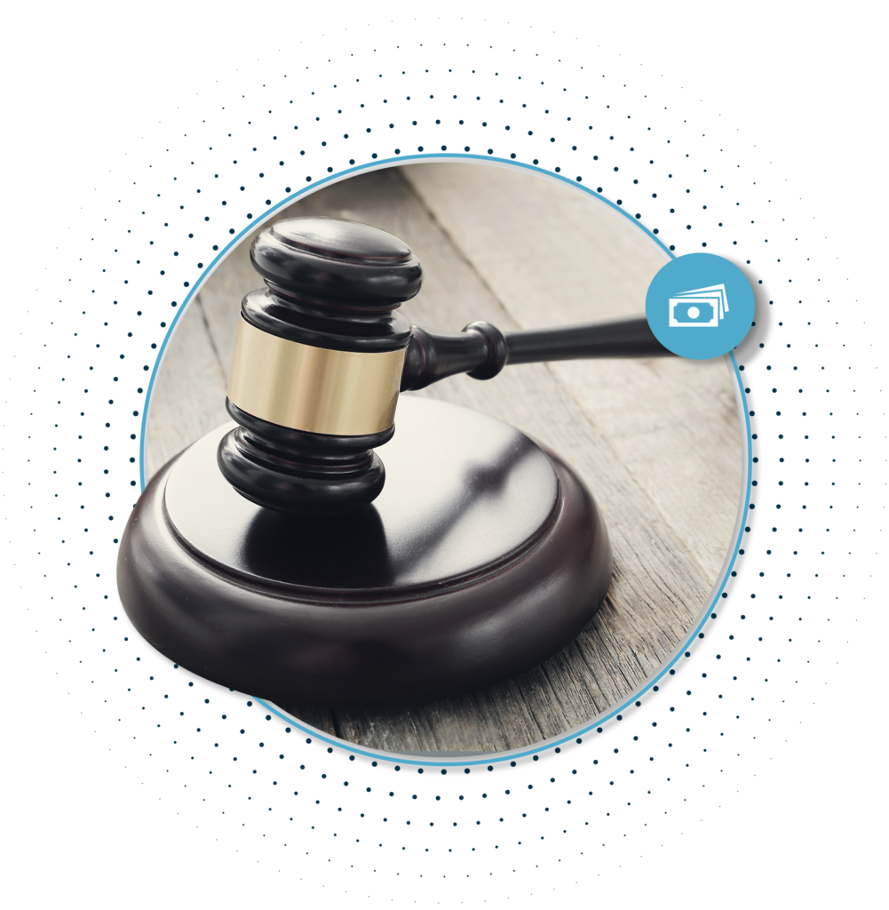 Law hammer Finance Sector