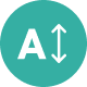 Active Fonts and Sizing icon