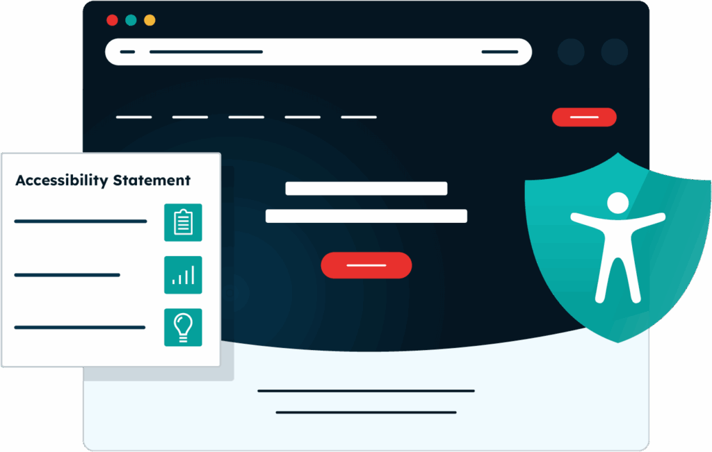 A website with an accessibility statement