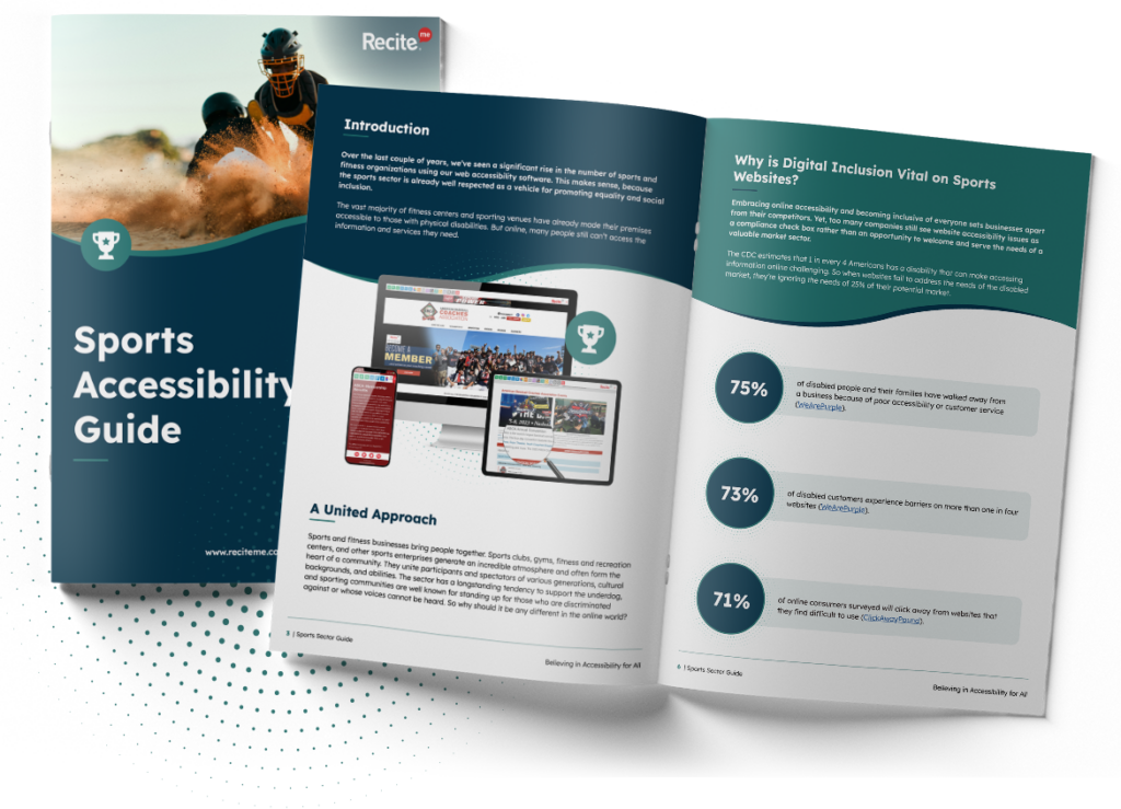 Sports Sector Guide Mock Up